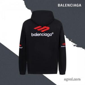 Balenciagaパリ3 Mアルファベットロゴ刺繍ドローストリングフードコート