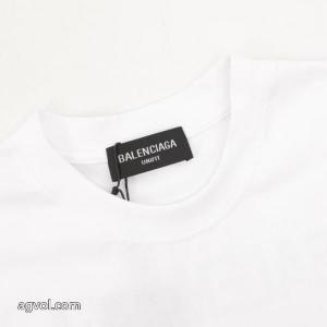 BALENCIAGA春夏新作落書きアルファベットハンチングプリント男女同型カップル半袖