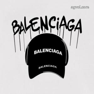 BALENCIAGA春夏新作落書きアルファベットハンチングプリント男女同型カップル半袖