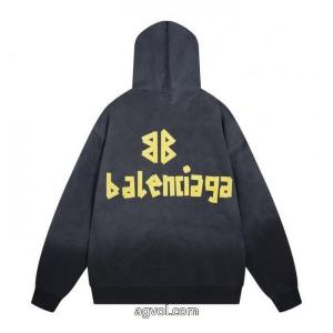 balenciaga水洗いして磨いて古いファスナーカーディガンのフードコートを作る