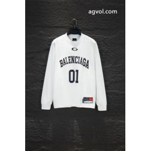 balenciagaユニホーム長袖Tシャツ新作限定お早めに着心地のいいブランド 通販 激安