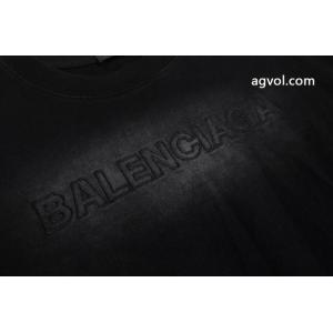 バレンシアガ balenciaga2026噴馬骝アルファベット刺繍カップルカジュアル長袖