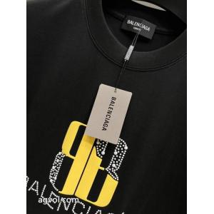 balenciaga2026秋冬新作丸首半袖Tシャツ