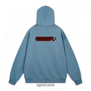 balenciaga2026秋冬新作前後アルファベットLOGO刺繍テープ粘着キャップパーカー