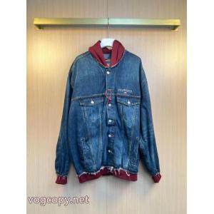 Balenciaga人気専門店新品登場刺繍デニムフードコート