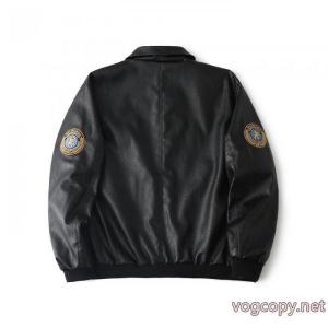 Balenciagaダミーpuレザージャケットジャケット男女同型
