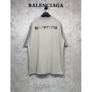 秋冬物先行発売  韓国人気 2026流行りコピー 商品 通販バレンシアガ半袖Tシャツ