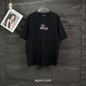 知的優秀アイテム 高品質な新品 センス漂う半袖Tシャツbalenciaga激安 通販 専門店
