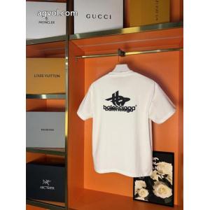 スーパー コピー 品balenciaga半袖Tシャツ売れた商品 海外限定アイテム 爽やかな色合い