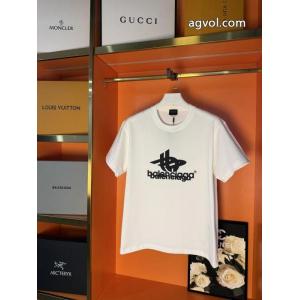 スーパー コピー 品balenciaga半袖Tシャツ売れた商品 海外限定アイテム 爽やかな色合い