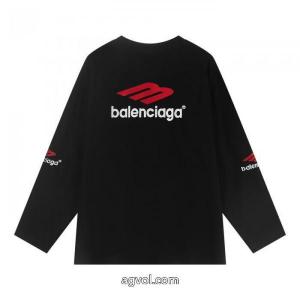 balenciaga耐久性に優れ 絶対欲しい新作 2026即旬な装いにブランド 通販店長袖Tシャツ