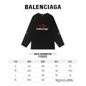 balenciaga耐久性に優れ 絶対欲しい新作 2026即旬な装いにブランド 通販店長袖Tシャツ