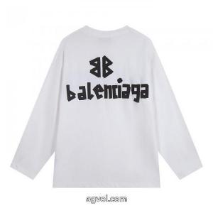偽 ブランド 通販balenciaga個性を引き立て 海外直送 都会的な印象長袖Tシャツ