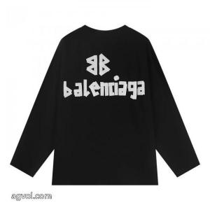 偽 ブランド 通販balenciaga個性を引き立て 海外直送 都会的な印象長袖Tシャツ