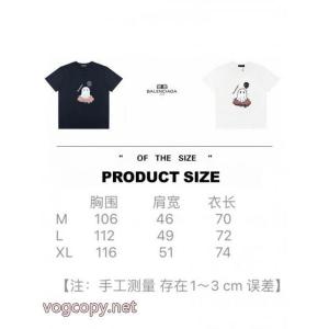 速達便発送 先行受注 魅力の半袖TシャツBALENCIAGAブランド 偽物 激安 通販