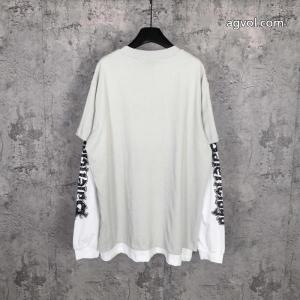 偽物 ブランド長袖Tシャツ最前線2026 数量限定 大人っぽい雰囲気balenciaga