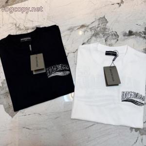 半袖Tシャツ偽物 ブランド 激安素材感に注目 高級感が漂う 少数入荷BALENCIAGA