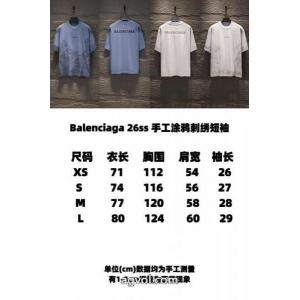 ブランド 偽物今、注目なの 激安新作 今季大人気balenciaga半袖Tシャツ