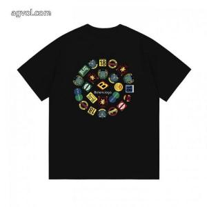 高級感溢れる 今季気になる! 品質高き人気アイテム偽物 ブランド 販売半袖Tシャツbalenciaga