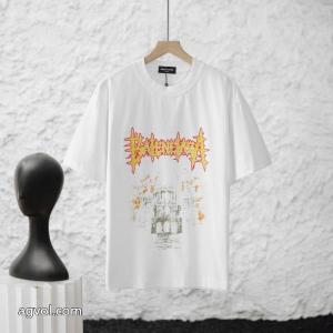 人気話題 存在感のある 特に話題なの上品即完売偽 ブランドbalenciaga半袖Tシャツ