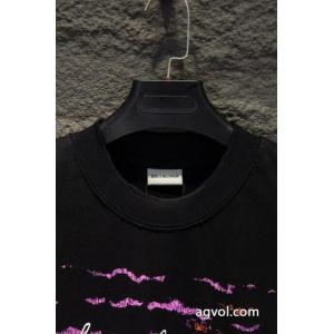 balenciaga半袖Tシャツ偽 ブランド 存在感のある 流行の注目ブランド 新作限定便利でめちゃ可愛