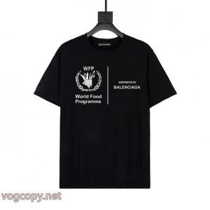 ブランド コピーロゴが美しい 26AWの最新アイテム 完売間近半袖TシャツBALENCIAGA