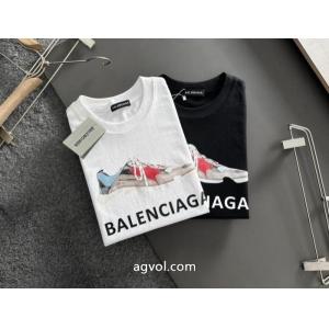 コピー 品 販売大人可愛い 好感度265％ 贅沢な逸品バレンシアガ半袖Tシャツ