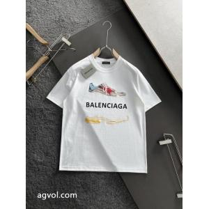 コピー 品 販売大人可愛い 好感度265％ 贅沢な逸品バレンシアガ半袖Tシャツ