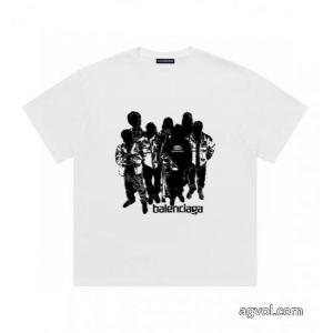 ブランド 偽物 激安balenciaga安定した質感 ファスナー式 優秀なアイテム半袖Tシャツ