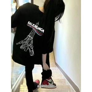 半袖Tシャツbalenciaga激安 ブランド欲しい可愛く新鮮 高級感ある 主役級アイテム