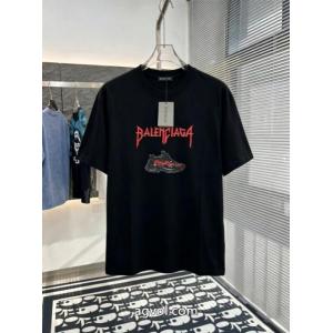 大人っぽい 新しい品質保証 カジュアルさスーパー コピー ブランド 専門店半袖Tシャツbalenciaga