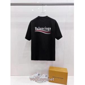 最安価格新品 存在感絶大スタイル 独特な半袖TシャツBALENCIAGAコピー 商品 ブランド