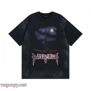 ブランド レプリカ最安値送料無料 滑らかなレザー 人気定番大得価半袖TシャツBALENCIAGA