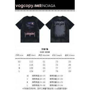 ブランド レプリカ最安値送料無料 滑らかなレザー 人気定番大得価半袖TシャツBALENCIAGA