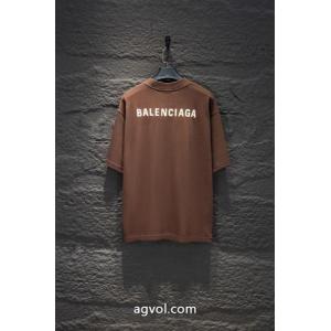 スーパー コピー 販売balenciaga半袖Tシャツ数量限定低価 爆発的人気オシャレ度がアップ 早速配信