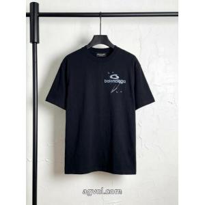 ブランド コピー 品半袖Tシャツブームは再熱中 希少    安心の直営店買付！balenciaga