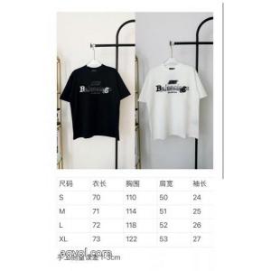 ブランド コピー海外流行 新作愛用セレブ多数 極美品半袖Tシャツbalenciaga