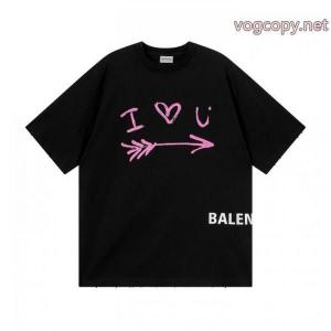 半袖Tシャツブランド 激安サラサラの着心地 ロゴがかっこいい 人気定番得価BALENCIAGA