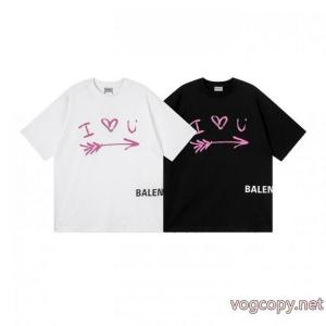 半袖Tシャツブランド 激安サラサラの着心地 ロゴがかっこいい 人気定番得価BALENCIAGA