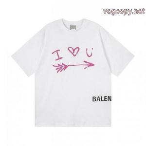 半袖Tシャツブランド 激安サラサラの着心地 ロゴがかっこいい 人気定番得価BALENCIAGA