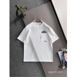 半袖Tシャツオーバーサイズ 首胸ロゴ 安定感がありスーパー コピー 安心balenciaga