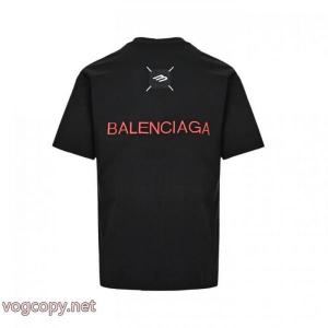ブランド コピー 着払い高級感が溢れた 軽やかな素材感 HOT大人気BALENCIAGA半袖Tシャツ