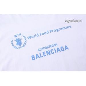 BALENCIAGA/チューリッヒ家WFP世界食糧署チャリティー限定アイテム#長袖Tシャツ