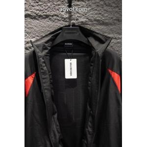 Balenciaga 26 ss新型連名型パッチワーク刺繍ファスナーコート