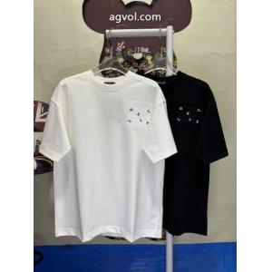 BALENCIAGAパリシック家刺繍入り半袖クルーネックTシャツ
