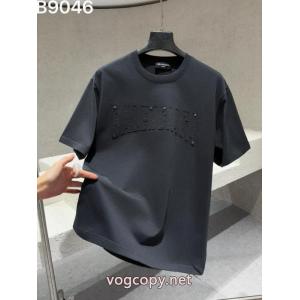 balenciagaチューリッヒ家2026 ss高品質新作刺繍工芸ロゴアルファベット半袖Tシャツ