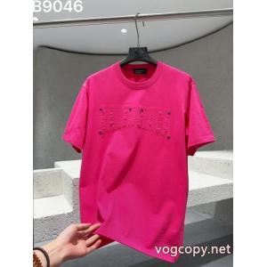balenciagaチューリッヒ家2026 ss高品質新作刺繍工芸ロゴアルファベット半袖Tシャツ