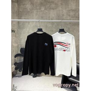 balenciagaチューリッヒ家26 ss新作長袖パーカーTシャツ