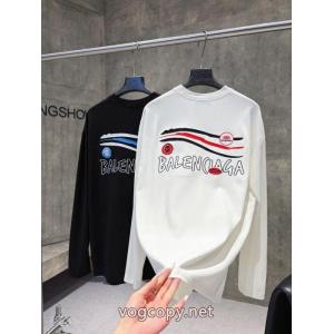 balenciagaチューリッヒ家26 ss新作長袖パーカーTシャツ