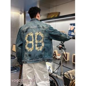 BALENCIAGAデニムコート大人のブランド 気軽に着れる 個性的 コピー 通販